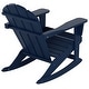 preview thumbnail 20 of 85, POLYTRENDS Laguna Adirondack Eco-Friendly Poly All-weather Outdoor Rocking Chair