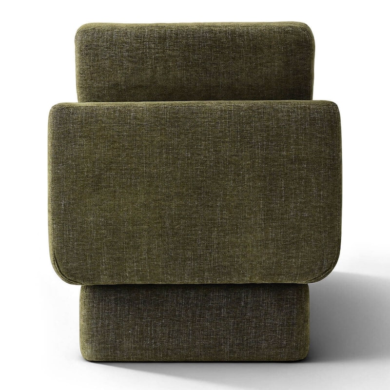 Upholstered Swivel Barrel Accent Chair(Set of 2)