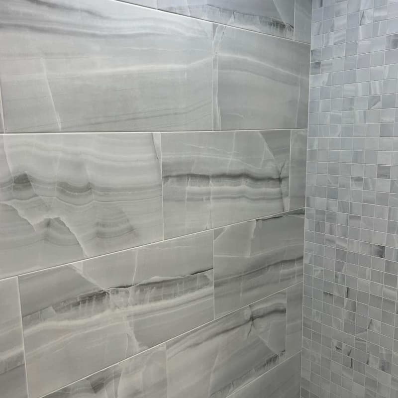 The Tile Life Amsterdam 13x26 Gris Marble Look Porcelain Floor & Wall Tile