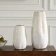 preview thumbnail 3 of 2, Uttermost Echo Ridge White Vases Set/2