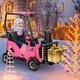 preview thumbnail 14 of 19, 12V Kids Ride on Forklift Car with Tent