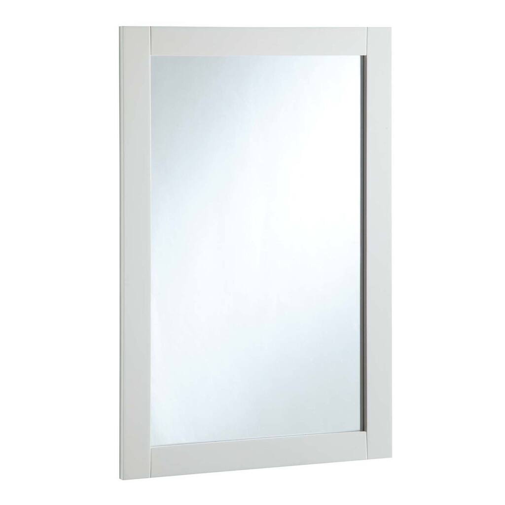 Design House 547208 20" Wall Mounted Mirror with Wooden Frame and