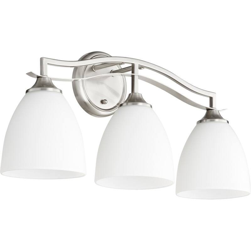 Quorum International Jardin 3 Light 21-1/2" Wide Bathroom Vanity Light - Satin Nickel