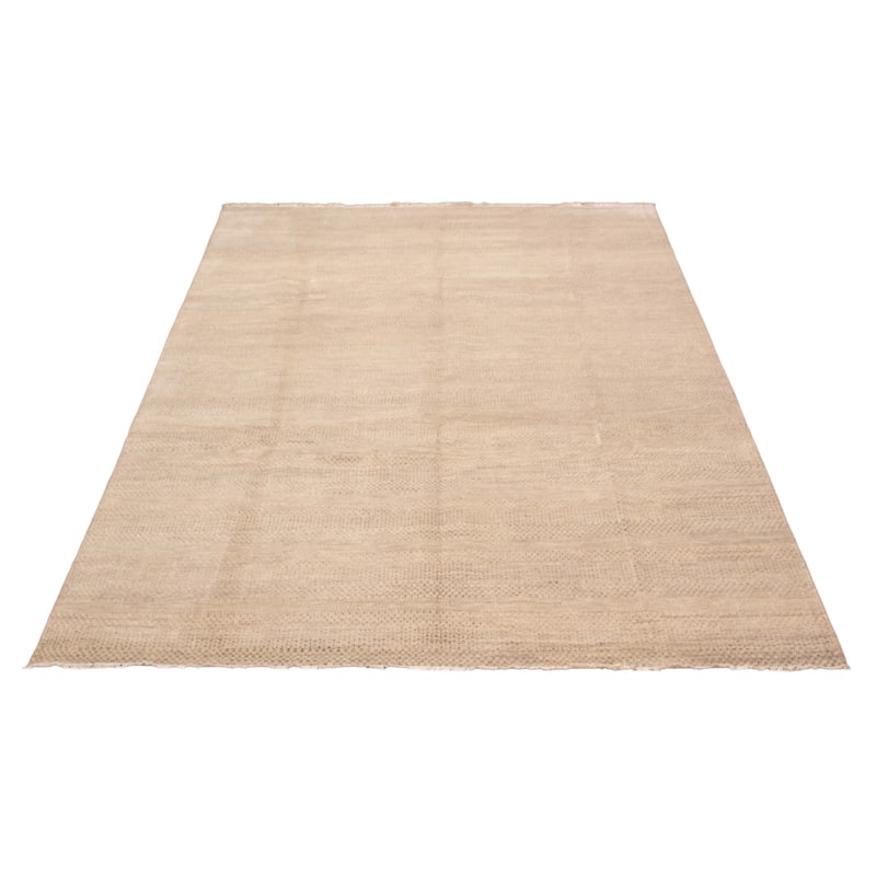 ECARPETGALLERY Hand-knotted Silk Shadow Beige Silk, Wool Rug - 11'9 x 15'2
