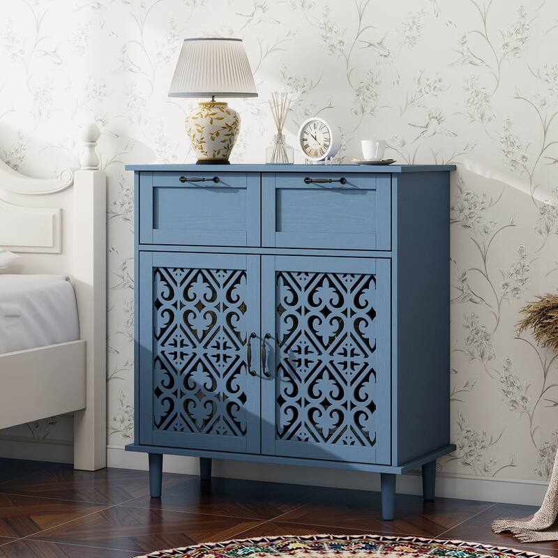 2 Door 2 Drawer Cabinet