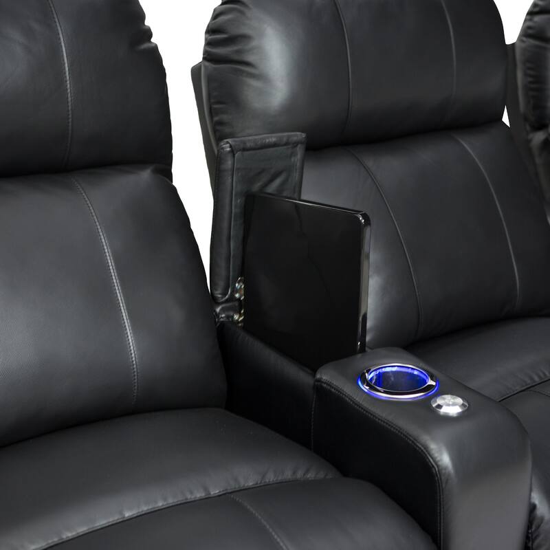 Seatcraft Monterey Home Theater Seating Top Grain Leather 7000