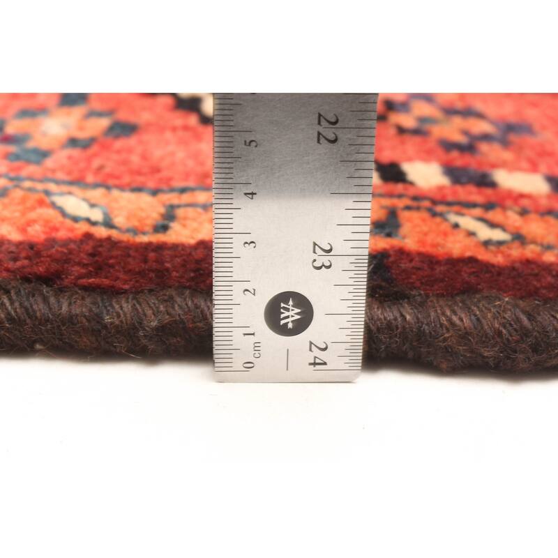 ECARPETGALLERY Hand-knotted Melis Vintage Red Wool Rug - 4'10 x 6'6