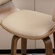 preview thumbnail 141 of 167, Glitzhome Set of 2 or 4 Modern Counter & Bar Height Wooden Swivel Bar Stools