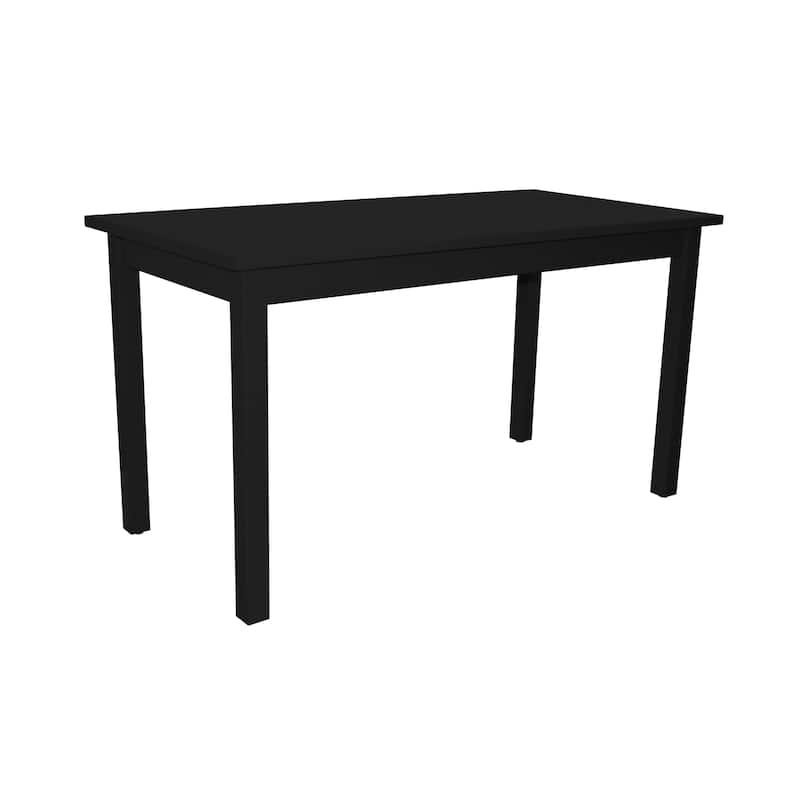 55" Yellow Pine Table - N/A - Black