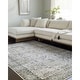 preview thumbnail 1 of 4, Livabliss Lavable Traditional Machine Washable Area Rug Sage/Brown - 2' 6" x 8'