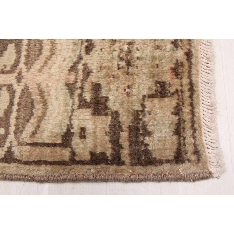 ECARPETGALLERY Hand-knotted Sarabi Beige, Brown Wool Rug - 7'9 x 11'3