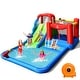 preview thumbnail 1 of 9, Costway Inflatable Water Slide Kids Jumping Bounce Castle Splash Pool - See Details See Details - 5-7 Years