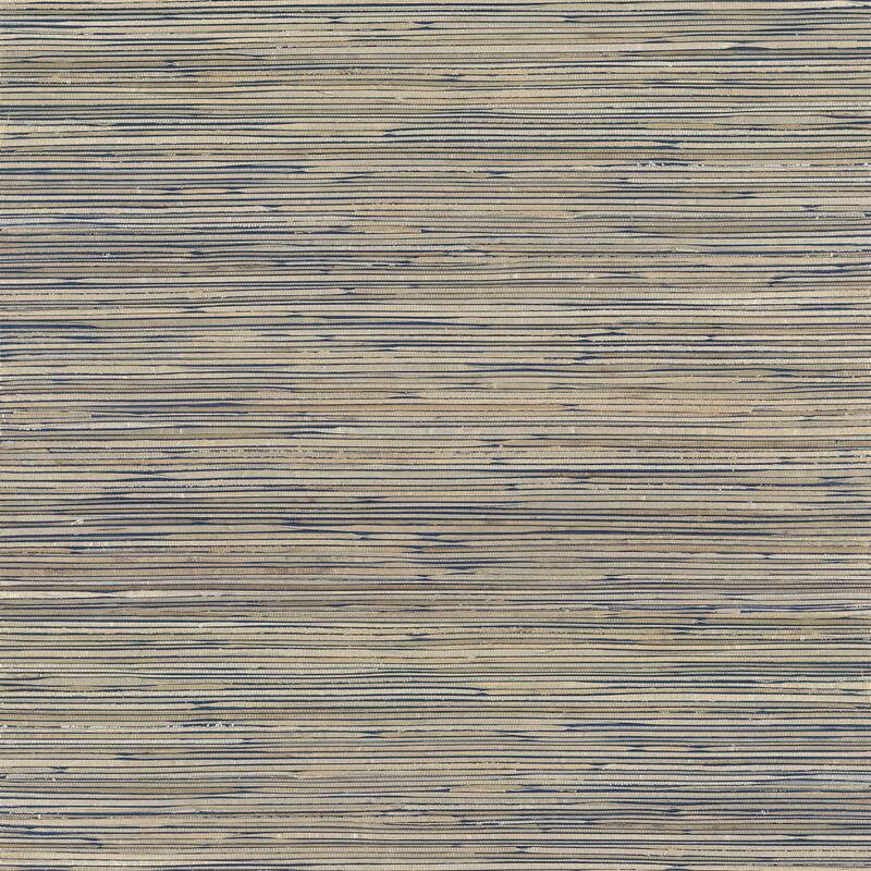 A-Street Prints Ranong Champagne Grasscloth Wallpaper