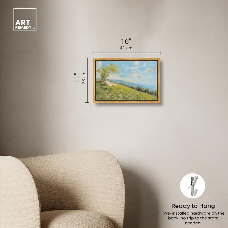 Pastoral Peace I Canvas by Art Remedy