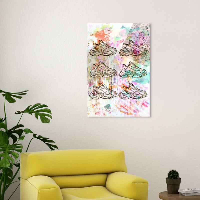 Wynwood Studio Canvas Fashion and Glam Layers of Bali White and Pastel Pink Glam Wall Art Canvas Print - 30 x 20