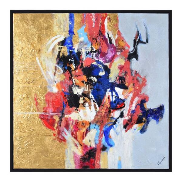 Shop Ren Wil Ol1692 Acajou 45 X 45 Abstract Painting On Canvas