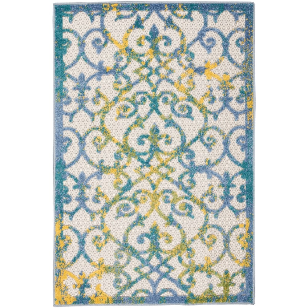 Nourison Alice Indoor/Outdoor Trellis Area Rug