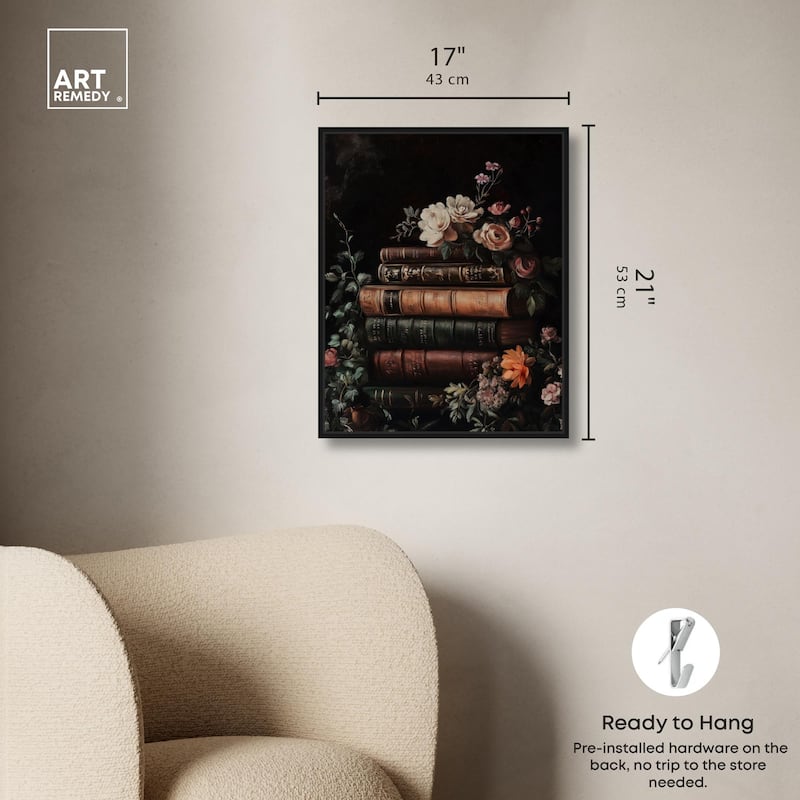 Stacked Wisdom Canvas by Art Remedy
