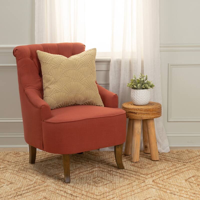 Rizzy Home Transitional Ivory Pillow Cover - 20" x 20"