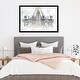 preview thumbnail 15 of 20, Oliver Gal 'White Gold Diamonds' Fashion and Glam Wall Art Framed Print Chandeliers - Gray, White 36 x 24 - Black