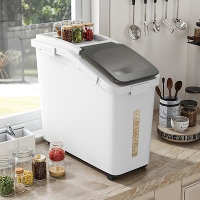 11.4 Gallon Ingredient Bin PP Shelf Storage Bins - 11.4 Gallon