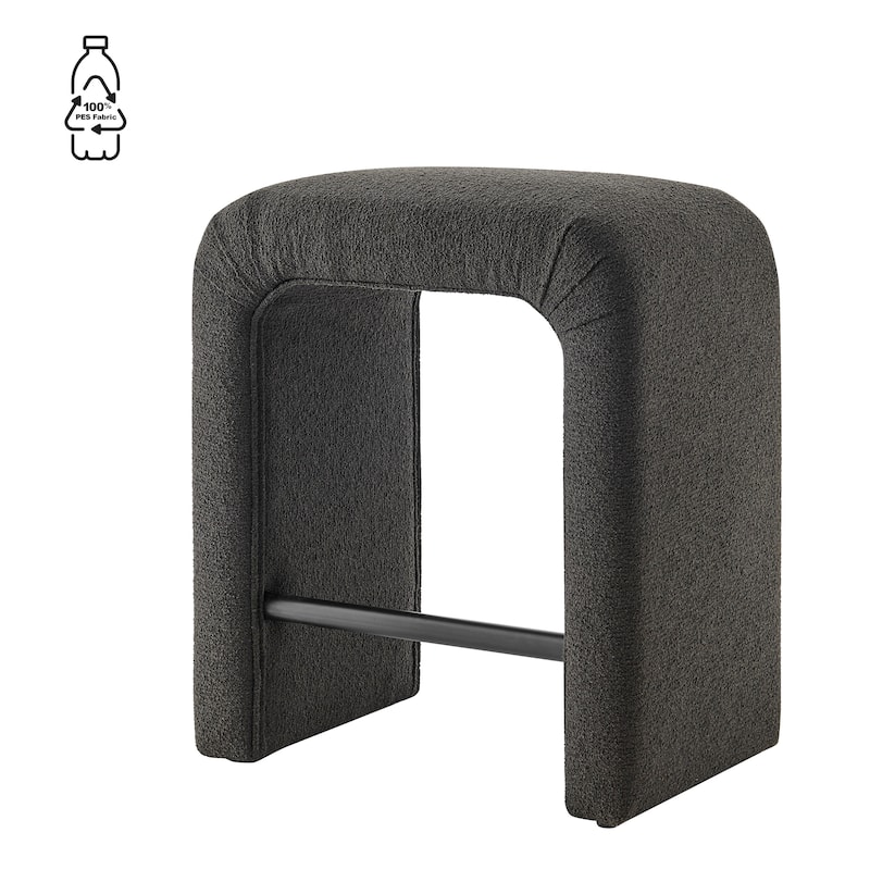 NPD Furniture Jovanka Boucle Fabric Counter Stool