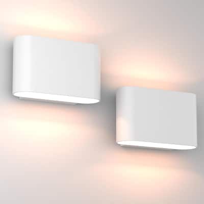 Set of 2 wall light white mount light aluminum corridor light