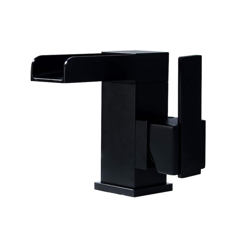 Antique Matte Black Single Hole Bathroom Faucet