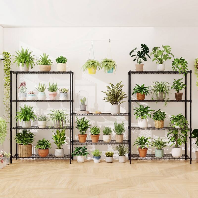 Gymax 5-Tier Metal Storage Shelving Unit 4000 LBS Storage Organizer