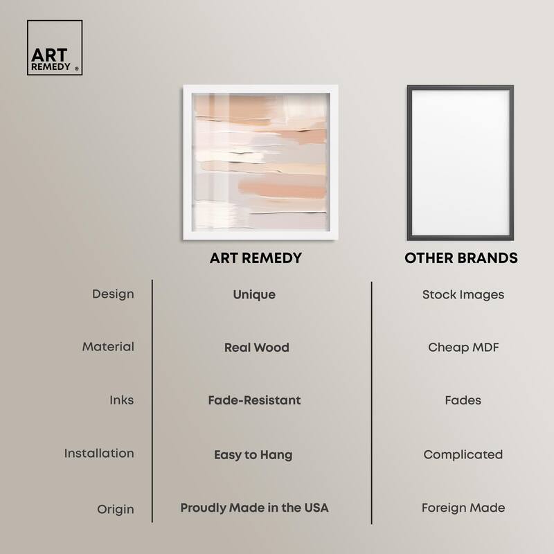 Roseate Cream Tones I Shadowbox by Art Remedy