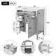 preview thumbnail 6 of 8, Bathroom Vanity with Top Sink, Modern Bathroom Storage Cabinet with 2 Drawers and a Tip-out Drawer