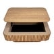 preview thumbnail 75 of 160, Modern Solid Wood Veneered Round/Oval/Rectangular Coffee Tea Table with Storage.