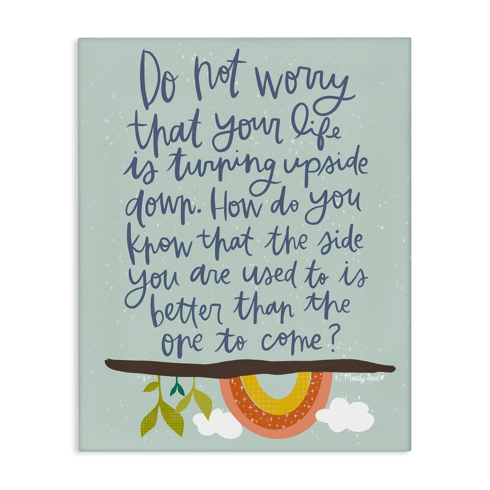 Stupell Hopeful Encouraging Phrase Canvas Wall Art Design By Mandy Ford Art + Illustration