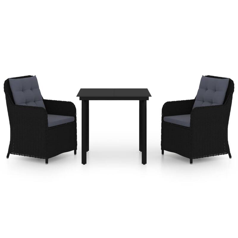 vidaXL Patio Dining Set Outdoor Dining Set Table and Chair Set for Garden