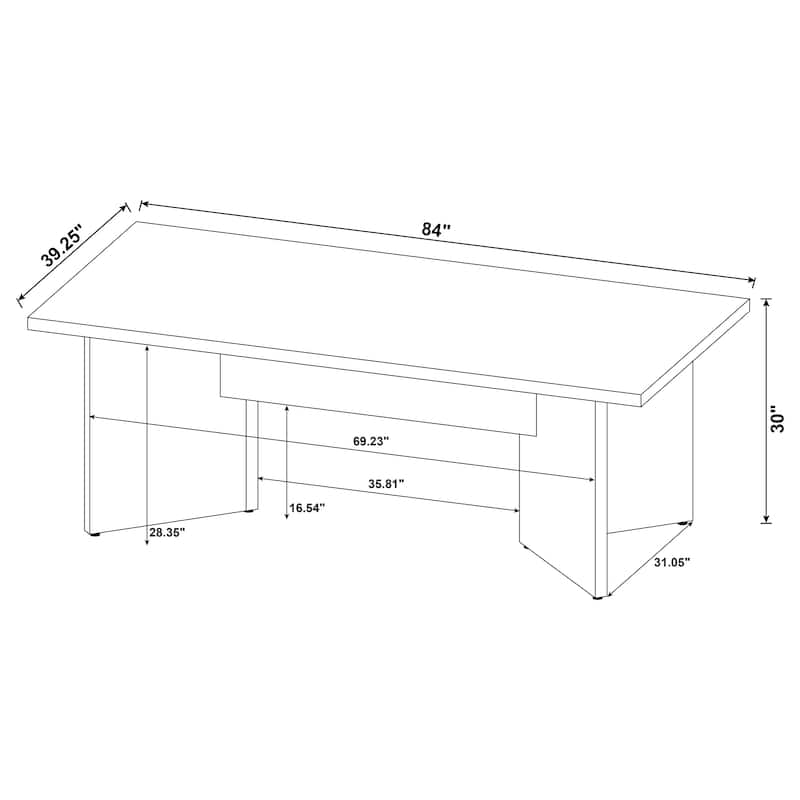 Jamestown Composite Wood Dining Table Mango