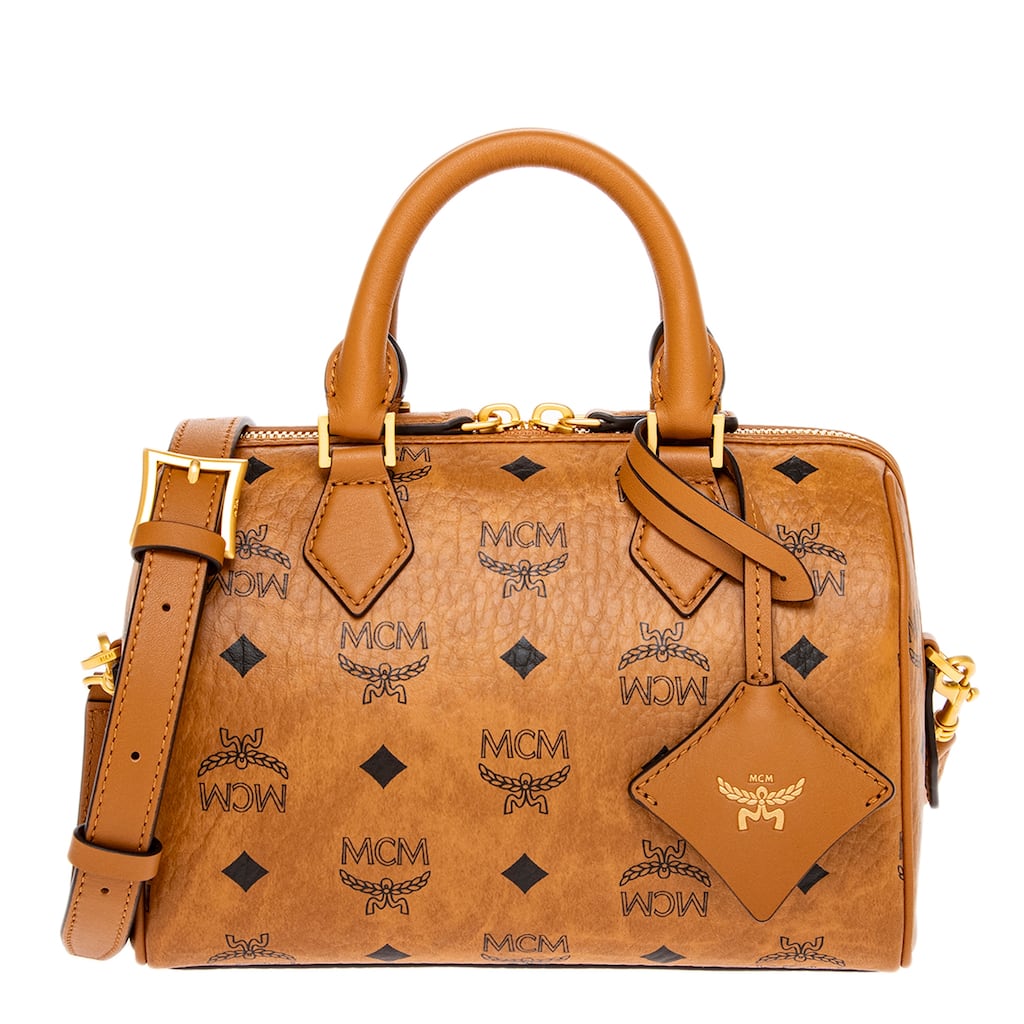 MCM Ella Boston Bag in Visetos