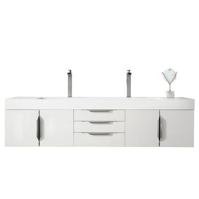 James Martin Vanities 983-V72 Columbia 72" Double Wall Mounted Vanity