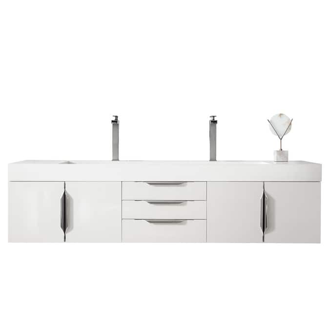 James Martin Vanities 983-V72 Columbia 72" Double Wall Mounted Vanity