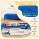 preview thumbnail 18 of 20, Costway 6 Pack Stackable Daycare Cots with Easy Lift Corners - See Details