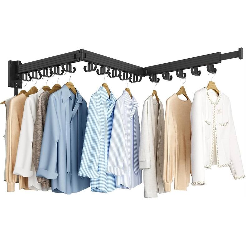 Upgraded Wall Mounted Drying Rack - 3-Fold Design