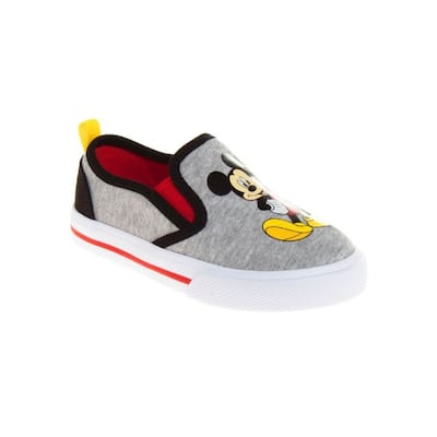 Disney Mickey Mouse Toddler Boys' Slip On Canvas Sneakers