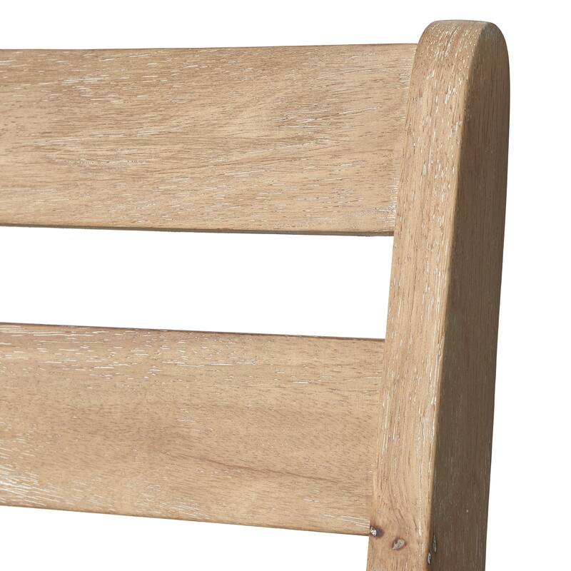 Lifestorey Peggy Solid Wood Ladderback Dining Chairs (Set of 2)