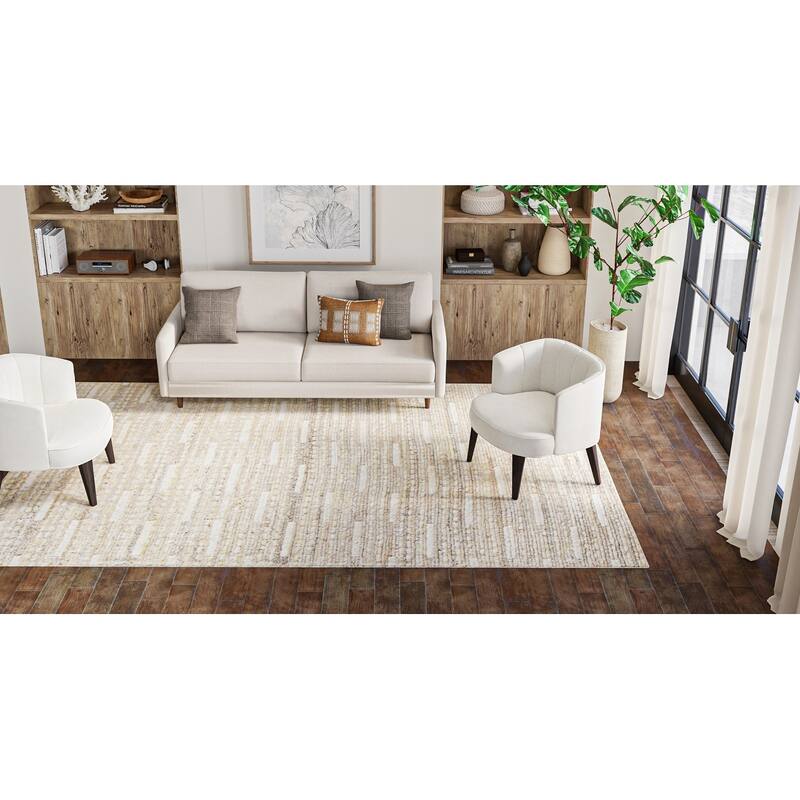 Bashian Jedidiah Camel Transitional Area Rug