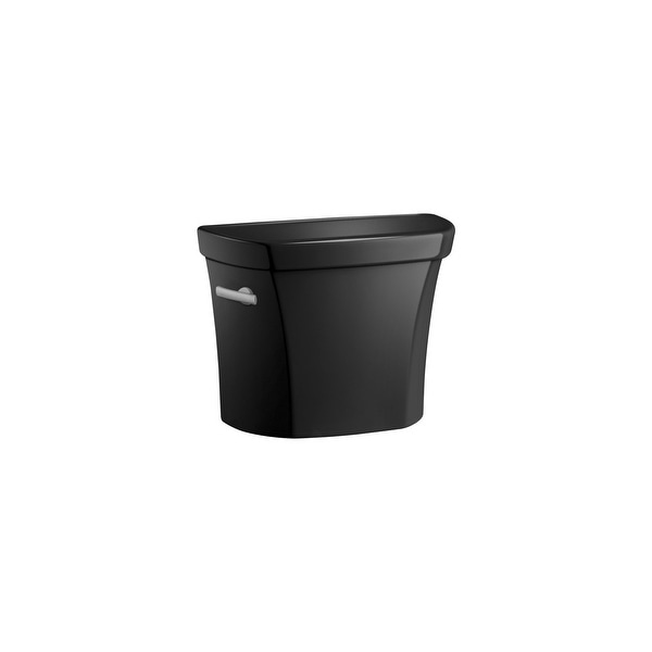 Kohler K-4468-T-LQ 1.6 GPF Tank with Tank Locks from the Wellworth Collection - Black