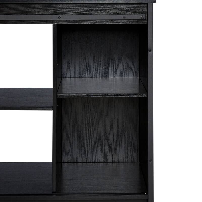 Anmytek 80 Gallon Heavy Duty Metal Aquarium Stand with Cabinet for Fish Tank Accessories Storage