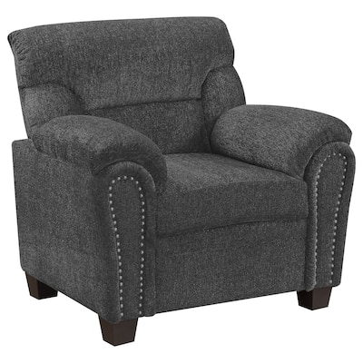 Clementine Upholstered Padded Arm Accent Chair