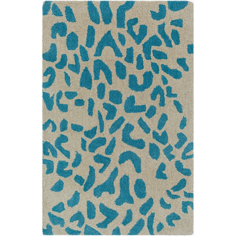 Livabliss Glam Athena Animal Area Rug - 2' x 3' - Ocean