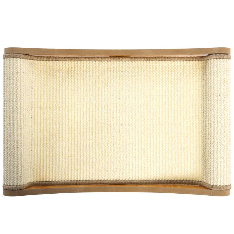 SAFAVIEH Home Natural/Ivory 15"W x 24"L x 8''H Sisal Cat Scratch Lounger - 15"W x 24"L x 8''H