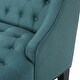 preview thumbnail 7 of 7, Leora Contemporary Tufted Wingback Loveseat by Christopher Knight Home