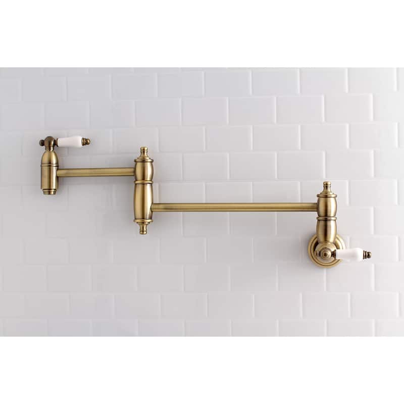 Restoration Wall Mounted Pot Filler Faucet